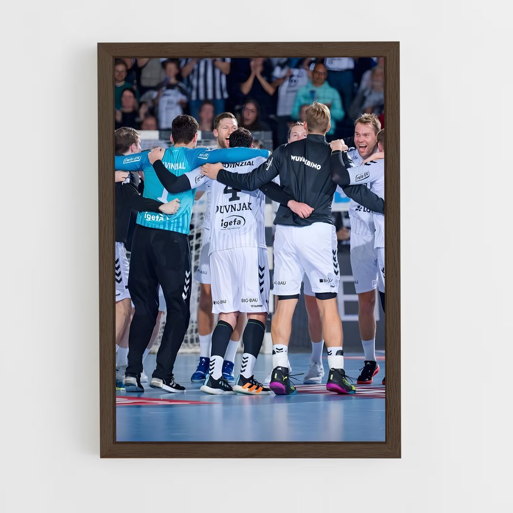 Poster La Victoire des Joueurs – affiche Handball (vue 5)